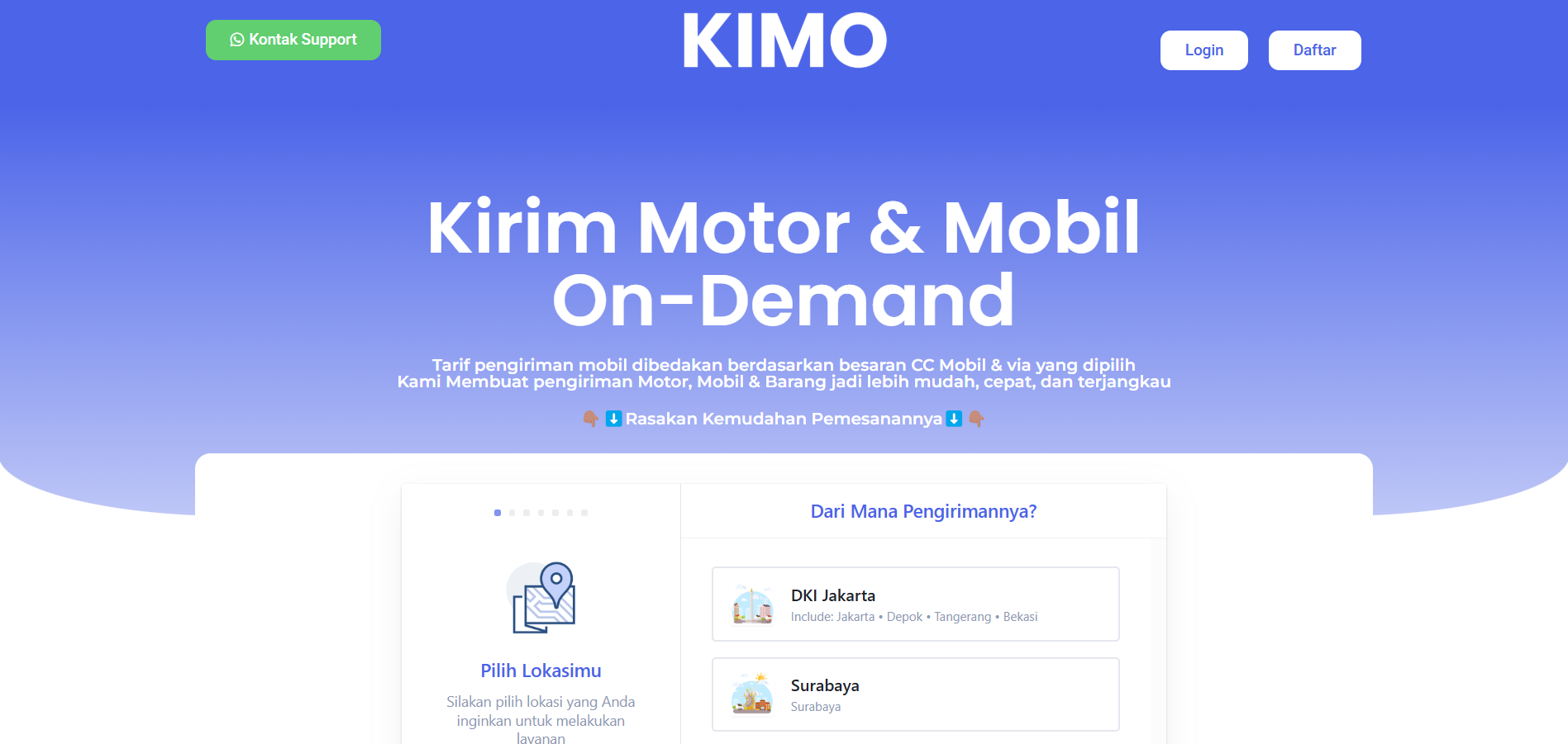 Kimo Kargo App